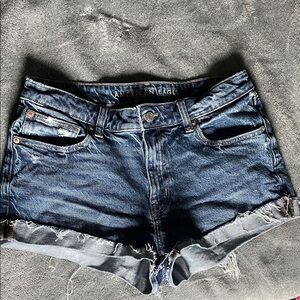 American Eagle Outfitters Dark Blue Jean Shorts